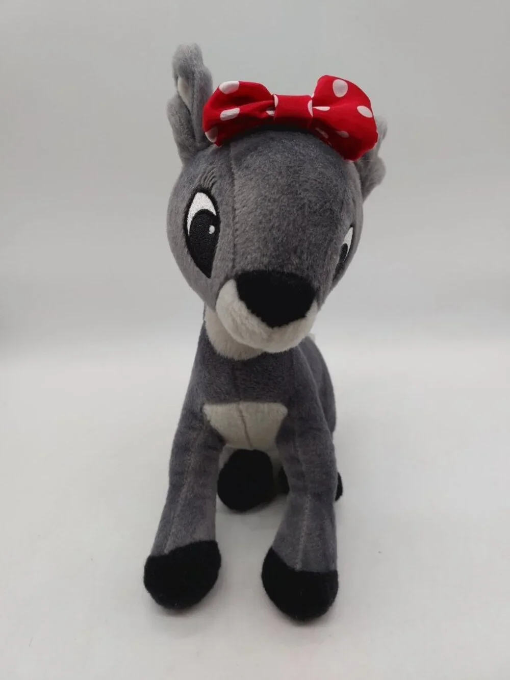 Rudolph the red nosed reindeer plush Gray Girl Stuffed 10